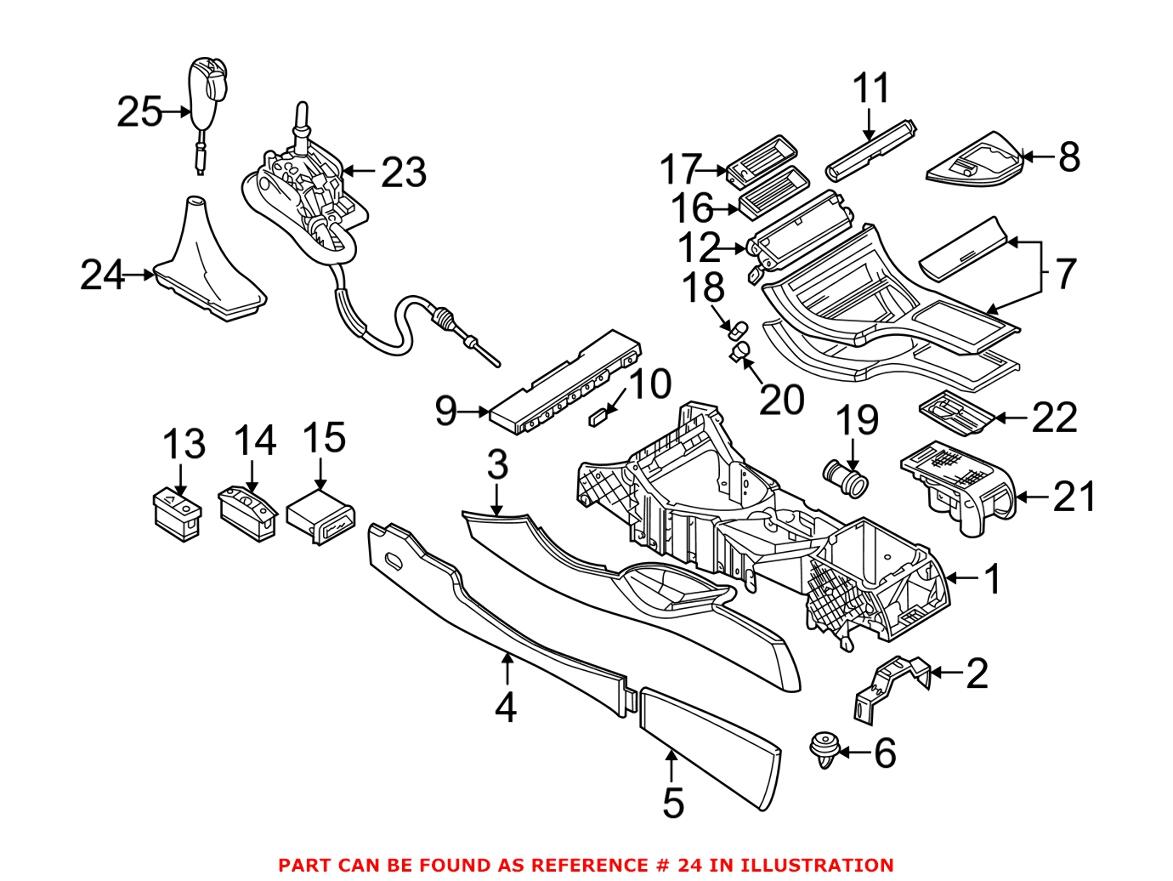 Auto Trans Shift Lever Boot